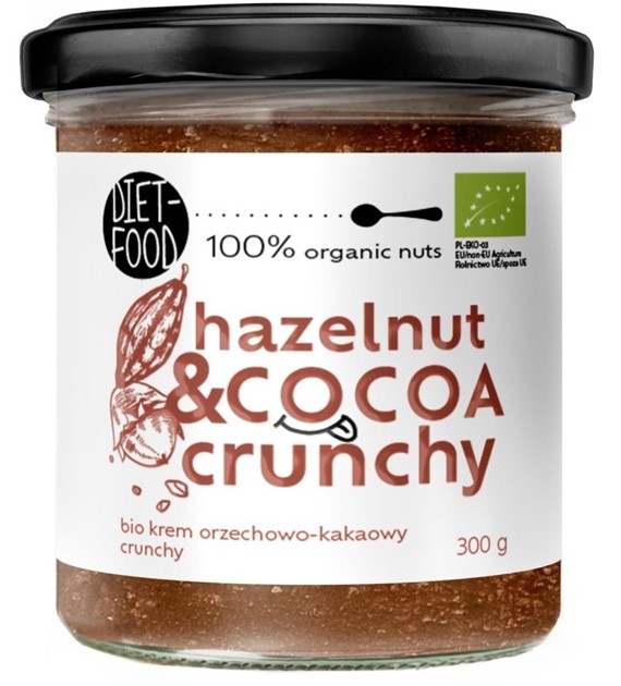 Krem Orzechowo Kakaowy - Crunchy BIO 300 g