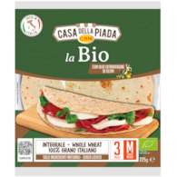 Piadina pszenna pełnoziarnista BIO 225 g (3 szt)
