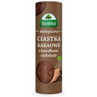 Ciastka kakaowe z kawałkami czekolady BIO 250 g EkoWital