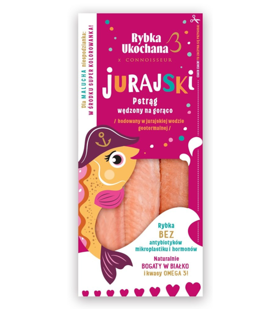 Pstrąg Jurajski filet wędzony na gorąco ( porcja 120-160g) kg