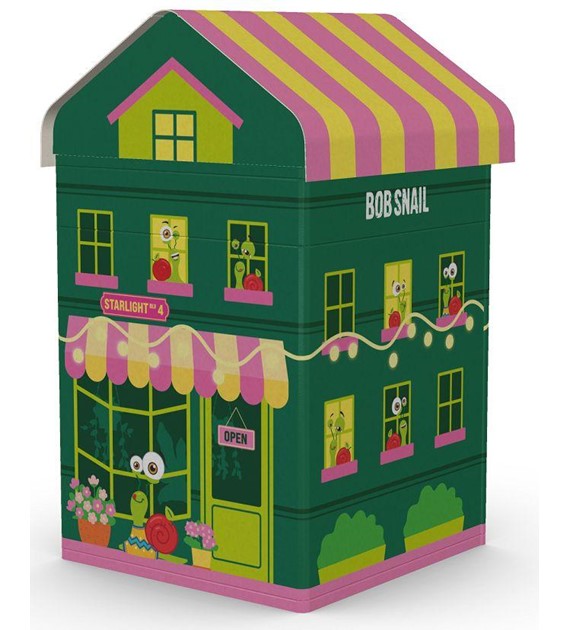 Zestaw prezentowy SNAIL CITY przekąski owocowe z grą i zabawką 384 g BN