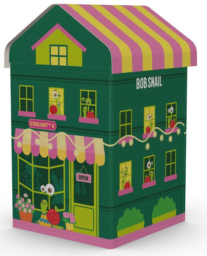 Zestaw prezentowy SNAIL CITY przekąski owocowe z grą i zabawką 384 g BN