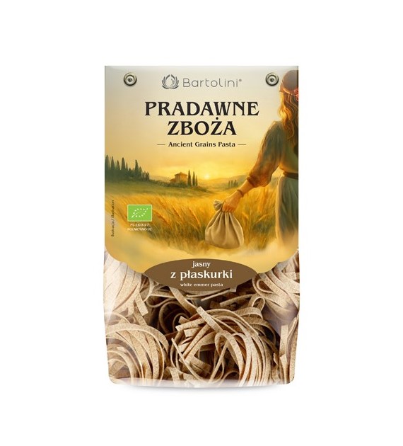 Makaron z płaskurki gniazda jasny  (tagliatelle) BIO 250g