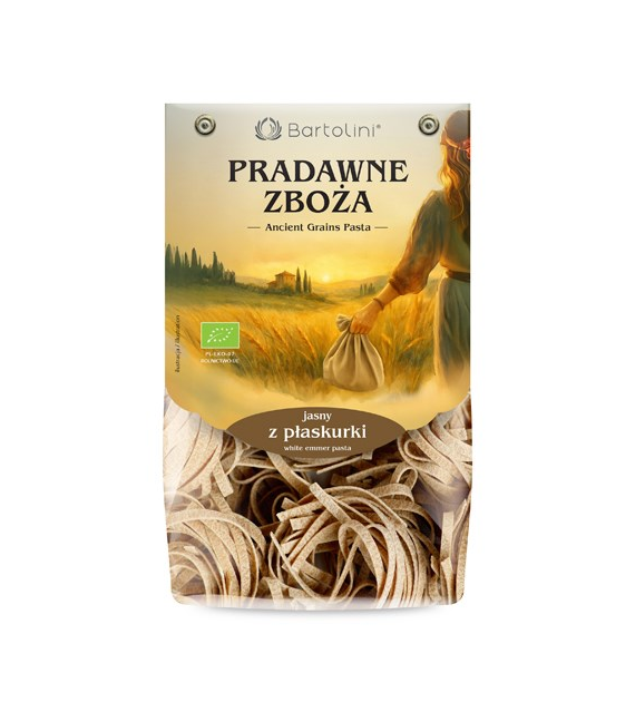 Makaron z płaskurki gniazda jasny  (tagliatelle) BIO 250g