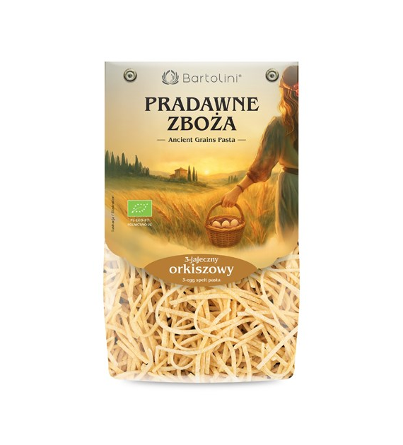 Makaron orkiszowy 3 jajeczny kluska BIO 250g