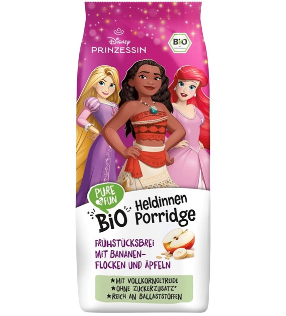 Owsianka jabłko-banan BIO 375 g Księżniczki Disney