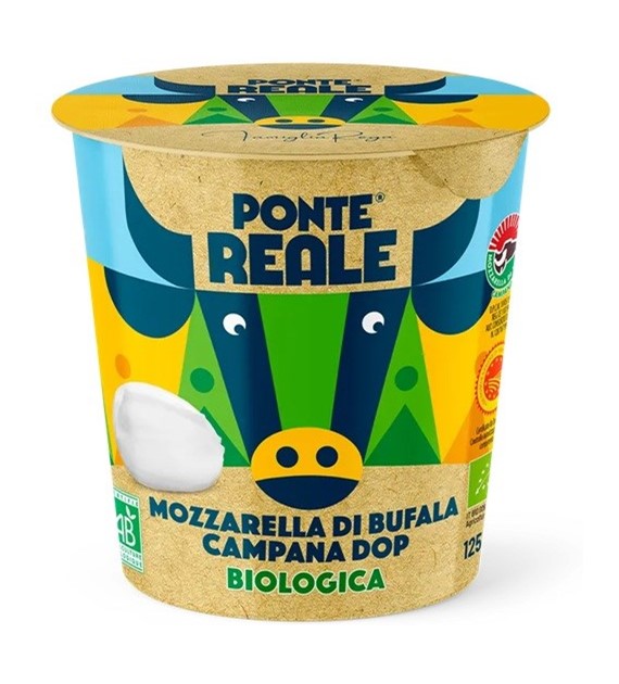 Mozzarella di bufala BIO 125 g kubek
