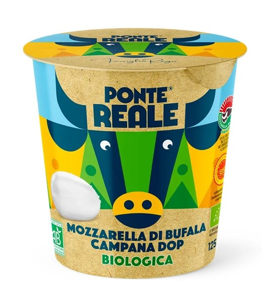 Mozzarella di bufala BIO 125 g kubek