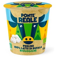 Mini mozzarella di bufala (Perline) BIO 125 g