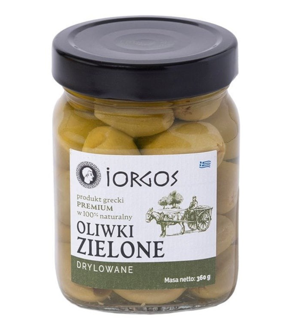 Oliwki zielone drylowane IORGOS PREMIUM 360/180g