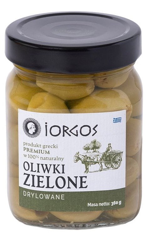 Oliwki zielone drylowane IORGOS PREMIUM 360/180g