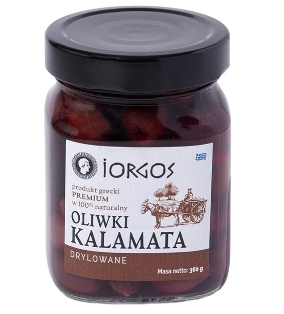 Oliwki kalamata drylowane PREMIUM 360/180g