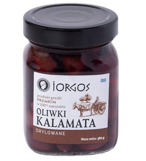 Oliwki kalamata drylowane PREMIUM 360/180g