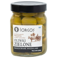 Oliwki zielone nadziewane migdałem PREMIUM 350/210g