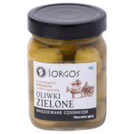 Oliwki zielone nadziewane czosnkiem PREMIUM 350/210g