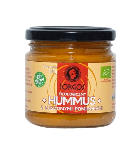 Hummus z suszonymi pomidorami BIO 185g