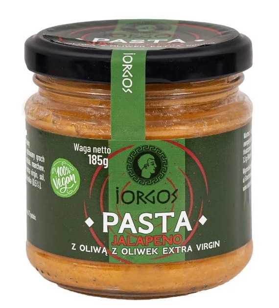 Pasta Jalapeno z oliwą z oliwek extra virgin 185g