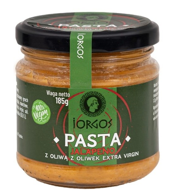 Pasta Jalapeno z oliwą z oliwek extra virgin 185g