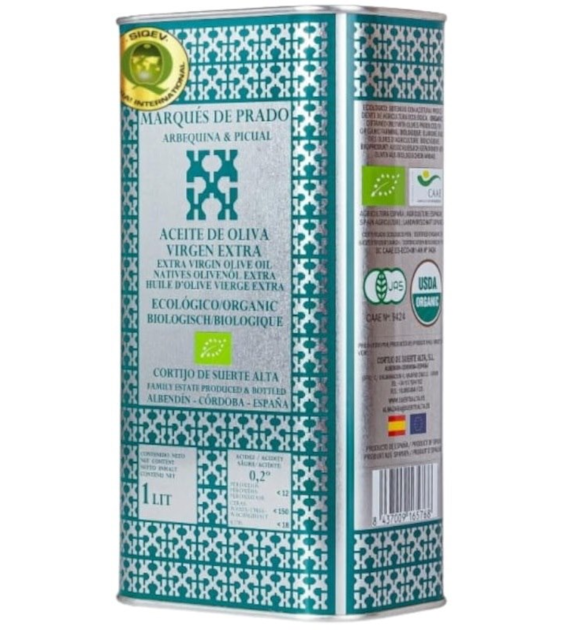 Oliwa extra virgin puszka BIO 1l