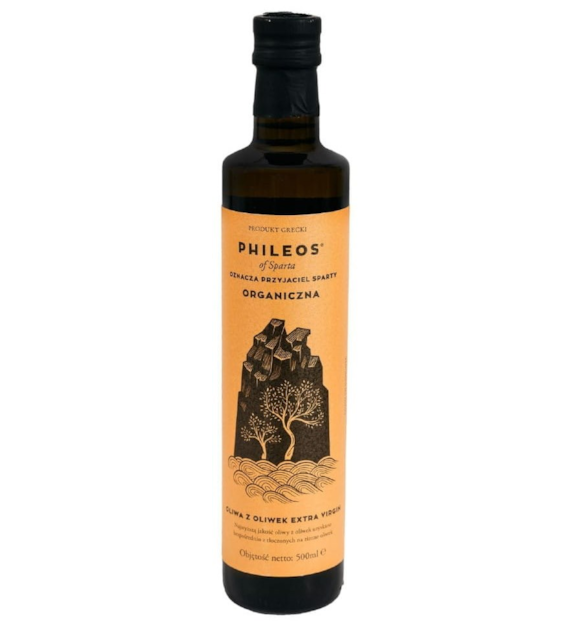 Oliwa z oliwek extra virgin Sparta BIO 500ml
