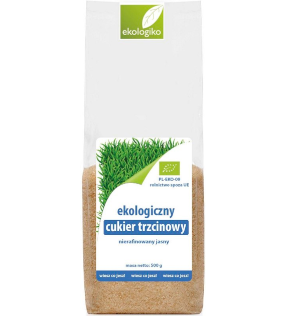 Cukier trzcinowy jasny BIO 500 g