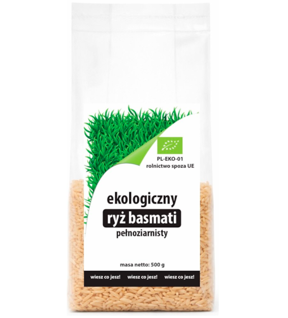 Ryż basmati pełnoziarnisty BIO 500 g