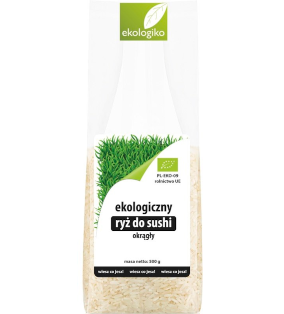 Ryż do sushi, okrągły biały BIO 500 g