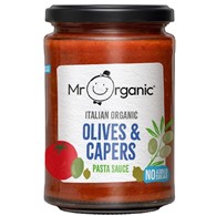 Sos do makaronu puttanesca z oliwkami i kaparami bez dodatku cukru BIO 350 g