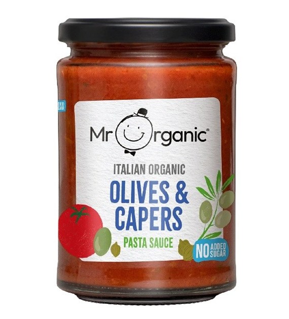 Sos do makaronu puttanesca z oliwkami i kaparami bez dodatku cukru BIO 350 g