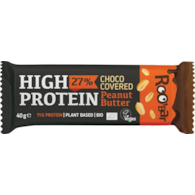 Baton proteinowy z orzechami arachidowymi w polewie z gorzkiej czekolady, bezglutenowy 40 g