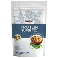 Białko super mix, 70% białka z amino kwasami, wegańskie, bezglutenowe BIO 500 g