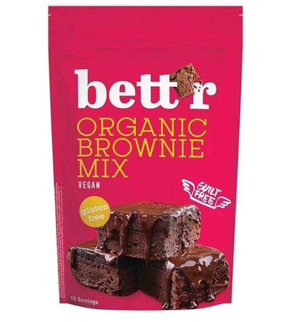 Mieszanka na ciasto brownie wegańska bezglutenowa BIO 400 g