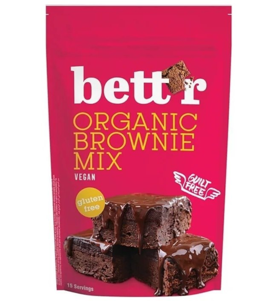 Mieszanka na ciasto brownie wegańska bezglutenowa BIO 400 g