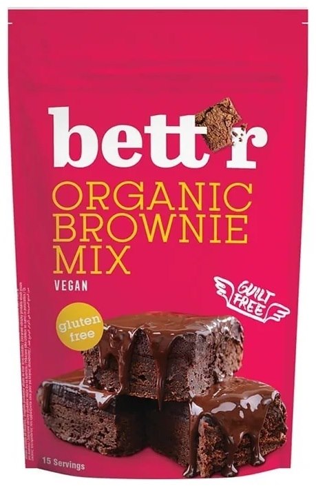 Mieszanka na ciasto brownie wegańska bezglutenowa BIO 400 g