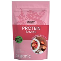 Shake proteinowy truskawka i kokos, 50% białka z amino kwasami, z erytrytolem, bezglutenowy BIO 450 g