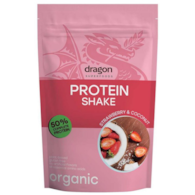 Shake proteinowy truskawka i kokos, 50% białka z amino kwasami, z erytrytolem, bezglutenowy BIO 450 g
