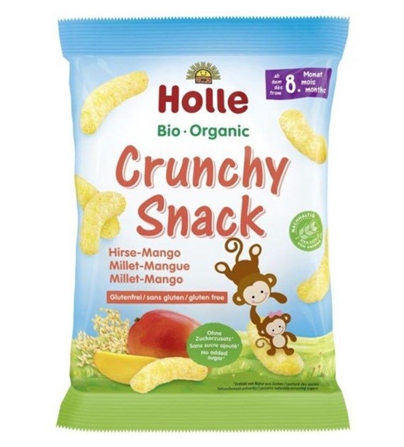 Chrupki jaglane o smaku mango powyżej 8 miesiąca życia BIO 25 g