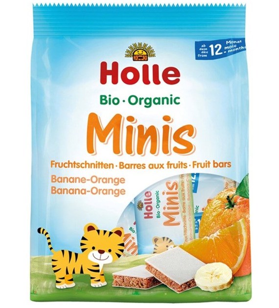 Mini batoniki banan-pomarańcza powyżej 12 m-ca życia BIO 100 g