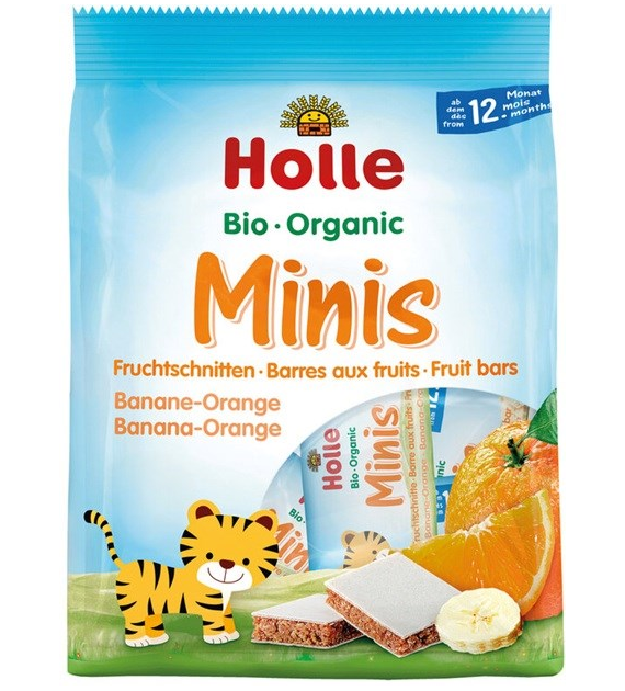 Mini batoniki banan-pomarańcza powyżej 12 m-ca życia BIO 100 g