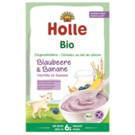 Kaszka ryżowa mleczna na bazie mleka koziego jagodowo-bananowa od 6 miesiąca życia BIO 200 g