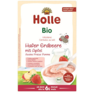 Kaszka mleczna pełnoziarnista owsiana truskawkowo-jabłkowa od 6 miesiąca życia BIO 250 g