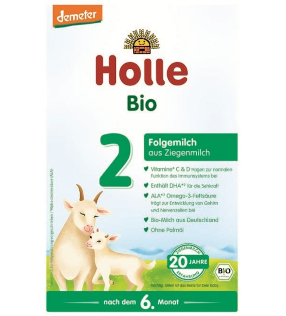 Mleko kozie 2 następne od 6 m-ca życia /demeter BIO 400 g