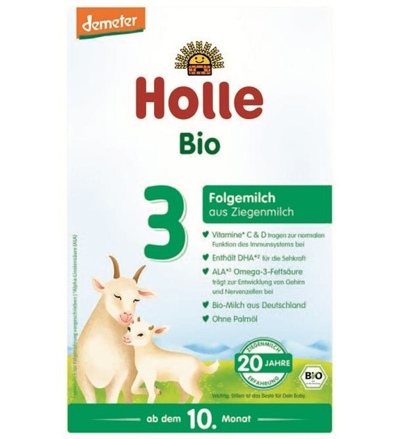 Mleko kozie 3 następne od 10 m-ca życia /demeter BIO 400 g