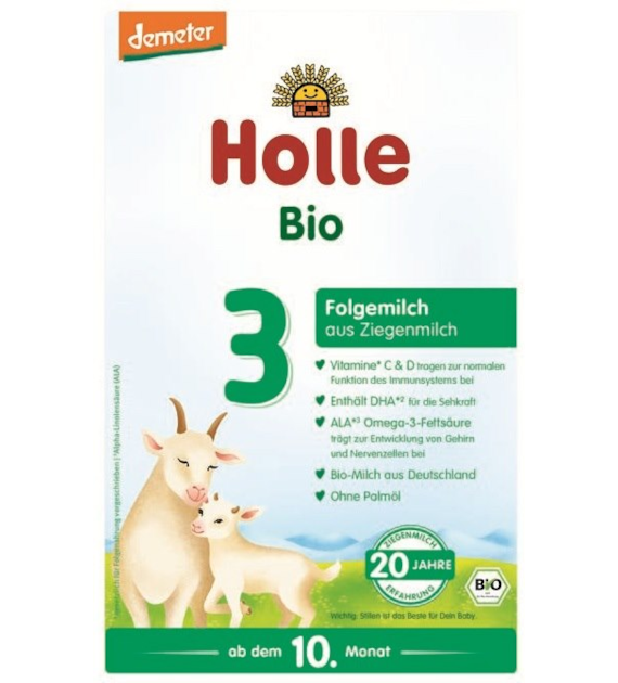 Mleko kozie 3 następne od 10 m-ca życia /demeter BIO 400 g