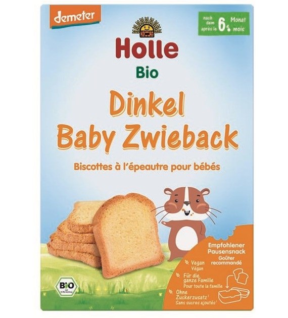 Sucharki orkiszowe dla niemowląt od 6 miesiąca życia /demeter BIO 200 g