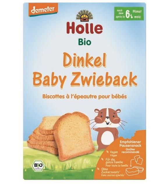 Sucharki orkiszowe dla niemowląt od 6 miesiąca życia /demeter BIO 200 g