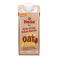 Napój owsiany pełnoziarnisty kakaowo-banan, bezglutenowy powyżej 12 miesiąca życia /demeter BIO 200 ml