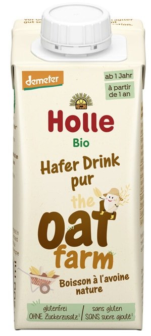 Napój owsiany pełnoziarnisty, bezglutenowy powyżej 12 miesiąca życia /demeter BIO 200 ml