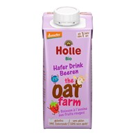 Napój owsiany pełnoziarnisty truskawkowo-jagodowo-bananowy, bezglutenowy powyżej 12 miesiąca życia /demeter BIO 200 ml