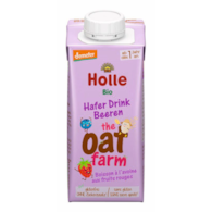 Napój owsiany pełnoziarnisty truskawkowo-jagodowo-bananowy, bezglutenowy powyżej 12 miesiąca życia /demeter BIO 200 ml